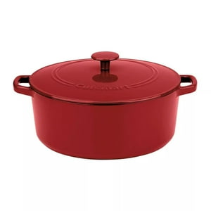 Cazuela Cuisinart Chef'S Classic Hierro Fundido Esmaltado 7 Litros Roja