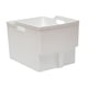 thumbnail image 4 of Organizador De Cocina, Cesta De Almacenamiento Profunda, Caja De Almacenamiento De Cocina, Armario Para Nevera, Blanco, Grande, 4 of 5