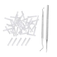 Ioensy - 50 Piezas De Tiras De Corrector De Uñas Encarnadas Para Hombres