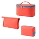 thumbnail image 5 of Bolsa de maquillaje, neceser para mujer, set de viaje para niña, 3 piezas, bolsa de maquillaje grande, 5 of 5