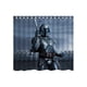 thumbnail image 1 of Cortina de ducha con estampado de Star Wars, juego de cortinas de baño con ganchos, tamaño 66 x 72 pulgadas, 1 of 3