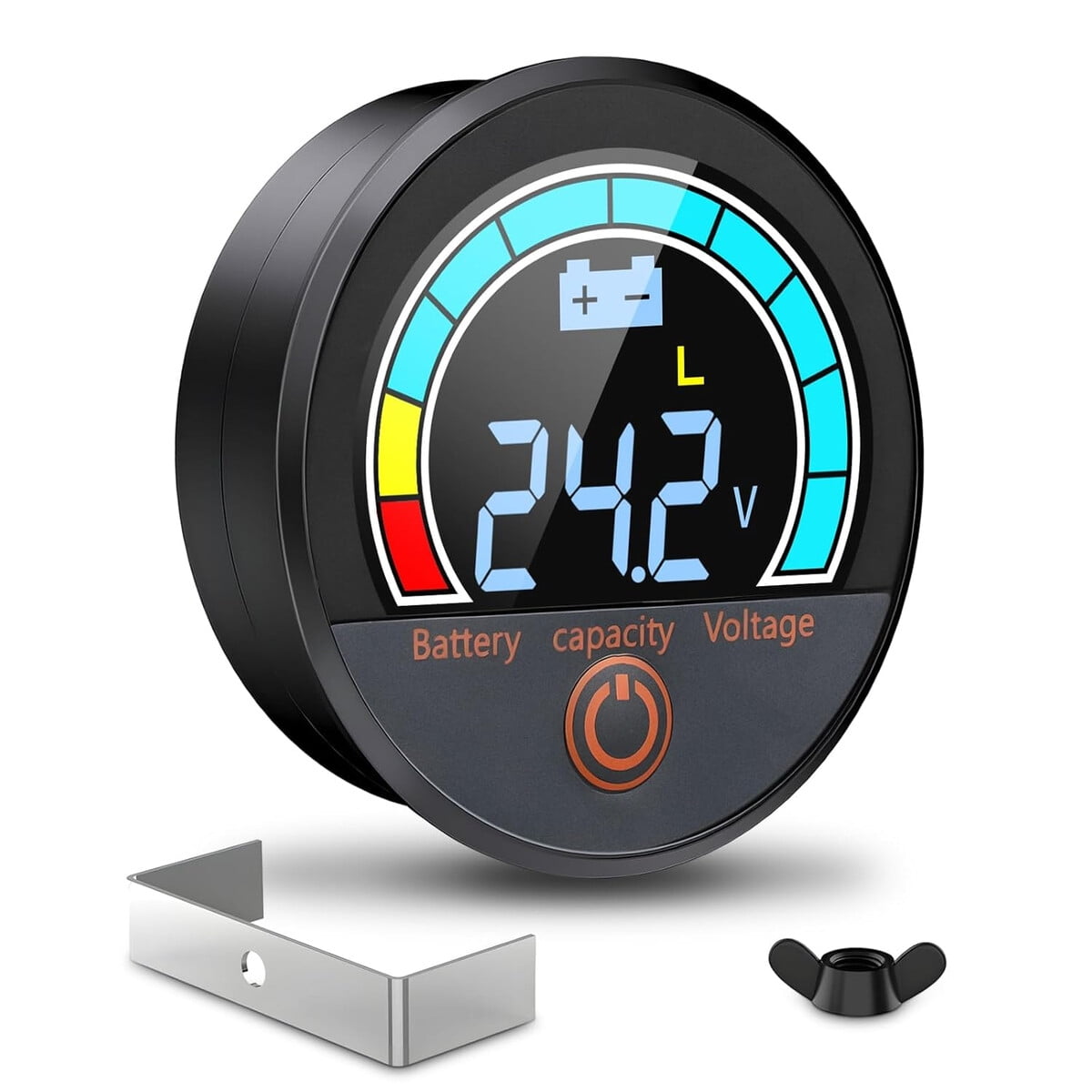 Medidor Voltaje Batería Safpovel Lcd 12v-84v Ip68 Golf