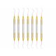 thumbnail image 1 of Curetas Artman Instruments 7 piezas recubiertas con plasma de oro, 1 of 8