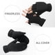 thumbnail image 2 of Guantes Invernales Térmicos Con Medio Dedo Mitas Convertibles A Prueba De Viento 2 En 1 Para Hombres Y Mujeres (negro S), 2 of 3