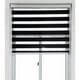 thumbnail image 2 of Cortina Roller Duo Zebra Negra 120x120 CM, 2 of 3