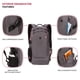 thumbnail image 3 of Mochila SwissGear 3598 Narrow Daypack 15.9 L para viajes diarios, color gris, 3 of 9