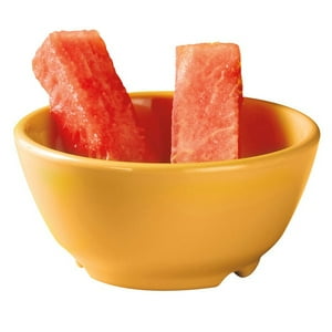 Imahe - Set De 6 Pocillo Postre Color Amarillo 11X6 Cm