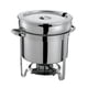 thumbnail image 1 of Chafer De Sopa Con Tapa De Olla, Soporte De Combustible, Olla De Sopa Para Banquete, Cocina, Boda, 1 of 6