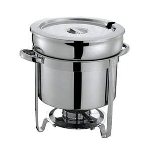 Bothyi - Chafer De Sopa Con Tapa De Olla, Soporte De Combustible, Olla De Sopa Para Banquete, Cocina, Boda