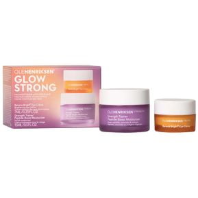 Mini Moisturizer + Eye Cream Glow Strong - By Olehenriksen - 2 Pcc - Translucent