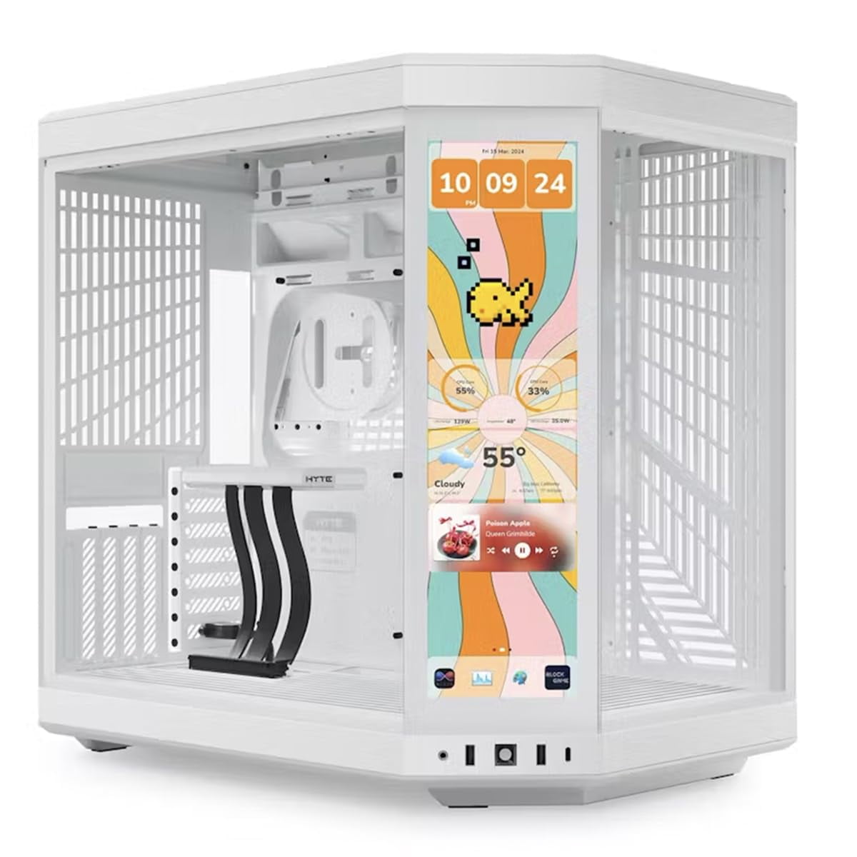 Funda Para Pc Hyte Y70 Touch Infinite De Doble Cámara Atx Mid Tower