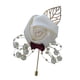 thumbnail image 2 of Novio Novia Ramillete Artificial Para Boda Dama De Honor Padrinos De Boda Blanco, 2 of 5