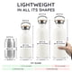 thumbnail image 5 of Botella de agua Bambaw Metal 1L de acero inoxidable Polar White, 5 of 8