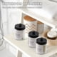 thumbnail image 2 of Juego de organizadores de baño MHDCLY, paquete de 4 con soporte Qtip (negro), 2 of 7