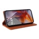 thumbnail image 2 of Funda Billetera de Cuero para Motorola MOTO G75 5G con Tarjetero y Soporte - Tapa Magnética Marrón, 2 of 6