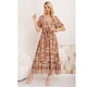 thumbnail image 2 of Maxi Vestido Largo Mujer Cruzado Diseño Casual Eventos 3363, 2 of 3