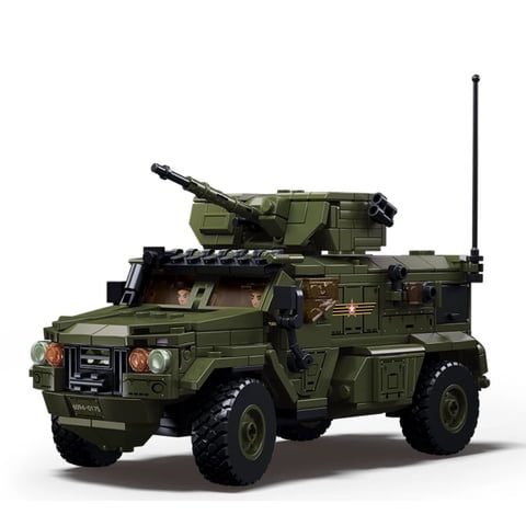 Sluban - Auto Jeep Blindado Ruso Typhoons Vdv, Compatible Lego