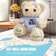 thumbnail image 2 of Oso de peluche SHEEN Cuddly Get Well Soon con molde de 20 cm, 2 of 9