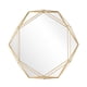 thumbnail image 1 of Espejo 3D Metal Dorado BVS, 1 of 3