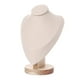 thumbnail image 2 of Soporte De Exhibición De Joyas Organizador Soporte De Cadena De Busto De Madera Blanco Roto M, 2 of 5