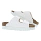 thumbnail image 3 of Sandalia Birkenstock Arizona Flex Platform de cuero blanco, 3 of 4