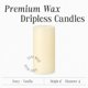 thumbnail image 2 of Vela Mister Candle 20 × 10 cm Vainilla Aroma Marfil, 2 of 7