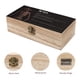 thumbnail image 3 of Siren Head (3) Caja Organizadora de Madera Rústica - Caja Decorativa Multifuncional para Escritorio, Hogar, Oficina, Joyas y Manualidades, 3 of 6