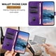 thumbnail image 3 of Funda Cartera para Motorola Moto G15 Tarjetero Soporte Magnético y Correa Morado, 3 of 5