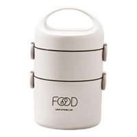 Bothyi - Fiambrera Para Adultos, Compartimento A Prueba De Fugas Portátil Para Trabajadores De Oficina, 2 Niveles