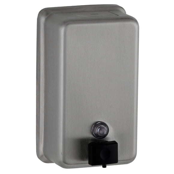 Dispensador de jabón Bobrick de acero inoxidable satinado 1,2 L