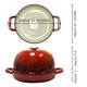 thumbnail image 3 of Cloche para pan Cuisiland 5 L verde de hierro fundido esmaltado, 3 of 8
