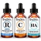 thumbnail image 1 of Set para el cuidado de la piel TruSkin Face Serum Trio, ácido hialurónico, vitamina C y retinol, 1 of 8