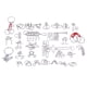 thumbnail image 3 of 30pcs Metal Classic Wire Puzzle Rompecabezas Juego Mental Juguete Iq Test Magic Toy, 3 of 5