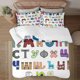 thumbnail image 2 of Alphabet Lore Quilts for Queen Bed Bedspreads Soft Bed Quilt Lightweight Bedspread Quilted Coverlet, 2 of 3