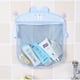 thumbnail image 1 of Cute Cartoon Grid Hanging Bag for Bath Toys and Sundries - Wall-Mounted Storage with Suction Cups and Hooks, 1 of 5