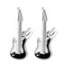 thumbnail image 2 of Gemelos De La Guitarra Vintage Para El Regalo Del Festival Del Banquete De Boda Del Negocio De La Camisa Para Hombre, 2 of 3