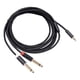 thumbnail image 4 of Cable 3,5 Mm 1/8 TRS A Doble 6,35 Mm 1/4 TS Cable Divisor Y 2 M, 4 of 5