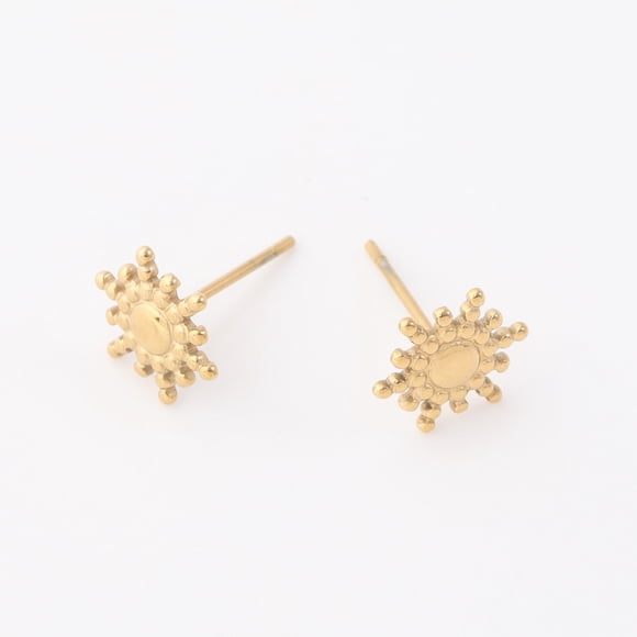 Aros Mujer 1cm N/A Broche AceroInoxidable AceroInoxidable T