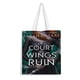 thumbnail image 1 of Acotar Bolso de tela con estampado de lienzo para mujer, bolsa de compras reutilizable y estética, con cremallera interior, regalo para mujer,38*45cm., 1 of 6