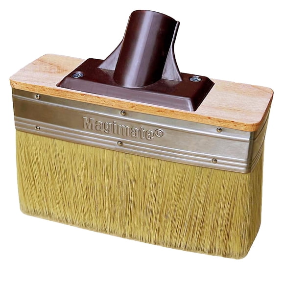 Aplicador de manchas Deck Brush Magimate de 18 cm de ancho con extensión