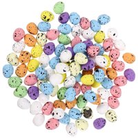 Magideal - 100 Uds. De Huevos De Pájaro Artificiales, Artesanías, Adornos De Jardín Para , Decoración De Pascua, Accesorios De Fotografía Para De - 1,8 Cm 18 Cm