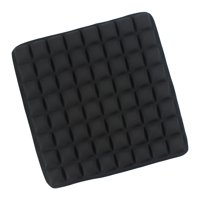 Magideal - Cojín De Asiento, , Antideslizante, Disperso, , Espesar, 3D, Suave Y Transpirable, Para Oficina En Hogar, Silla De Ruedas, Coche. , Negro