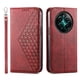 thumbnail image 1 of Funda Flip FOXDOCK para Realme 12 Plus 5G , Estilo Billetera con Diseño Rombo, Correa de Mano y Soporte, Uso Diario, 1 of 6