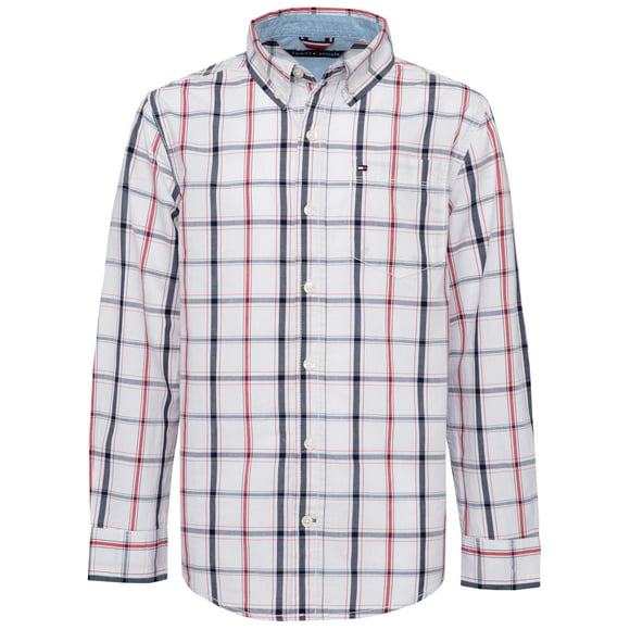 Camisa Tommy Hilfiger para niño Samuel Classic blanca talla XL (20)
