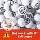 thumbnail image 5 of Bolas de bingo GSE Games & Sports Expert 1.5 de polipropileno blanco, 5 of 6