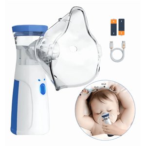 Nebulizador Inhalador Pediatrico Portatil Ninos Adultos Mesh