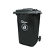 thumbnail image 1 of Basurero Contenedor Basura 360 lts. gris QRubber, 1 of 4