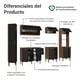thumbnail image 4 of Kit Muebles de Cocina Madesa Lille 265 cm Marrón/Negro, 4 of 10