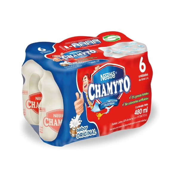 Bebida Láctea Probiótico Original Multipack Botella, 6 Un x 80 ml