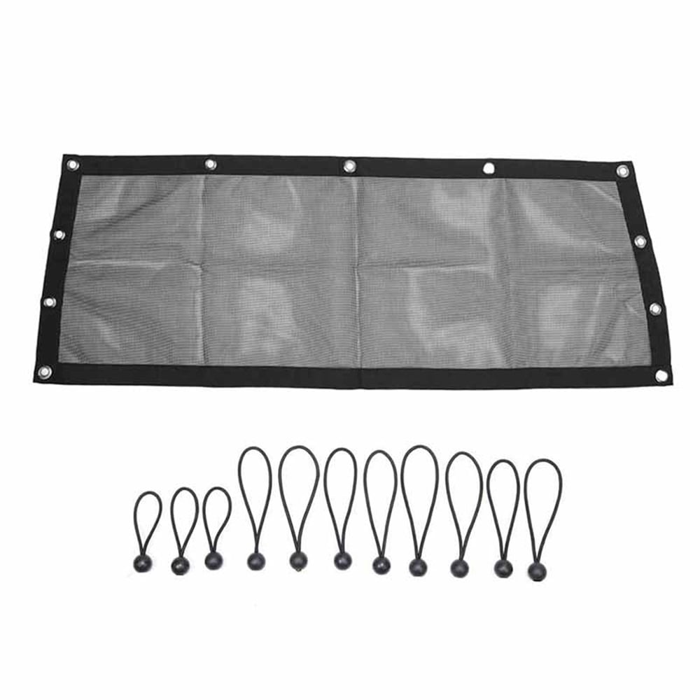 Xusx111 - Parabrisas Compatibles De La Red De La Ventana, Escudos De La Ventana Trasera Suave Del Flujo De Aire Utv Contra La Red De Malla De La Instalación De Los Desechos 5 Min